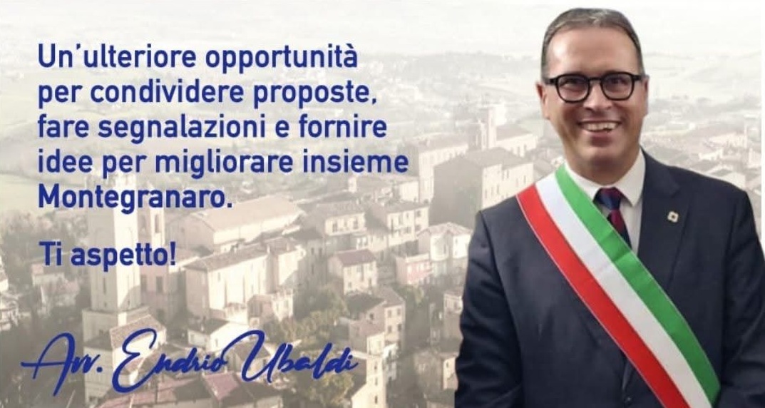 “Il martedì del sindaco” Ubaldi incontra i cittadini