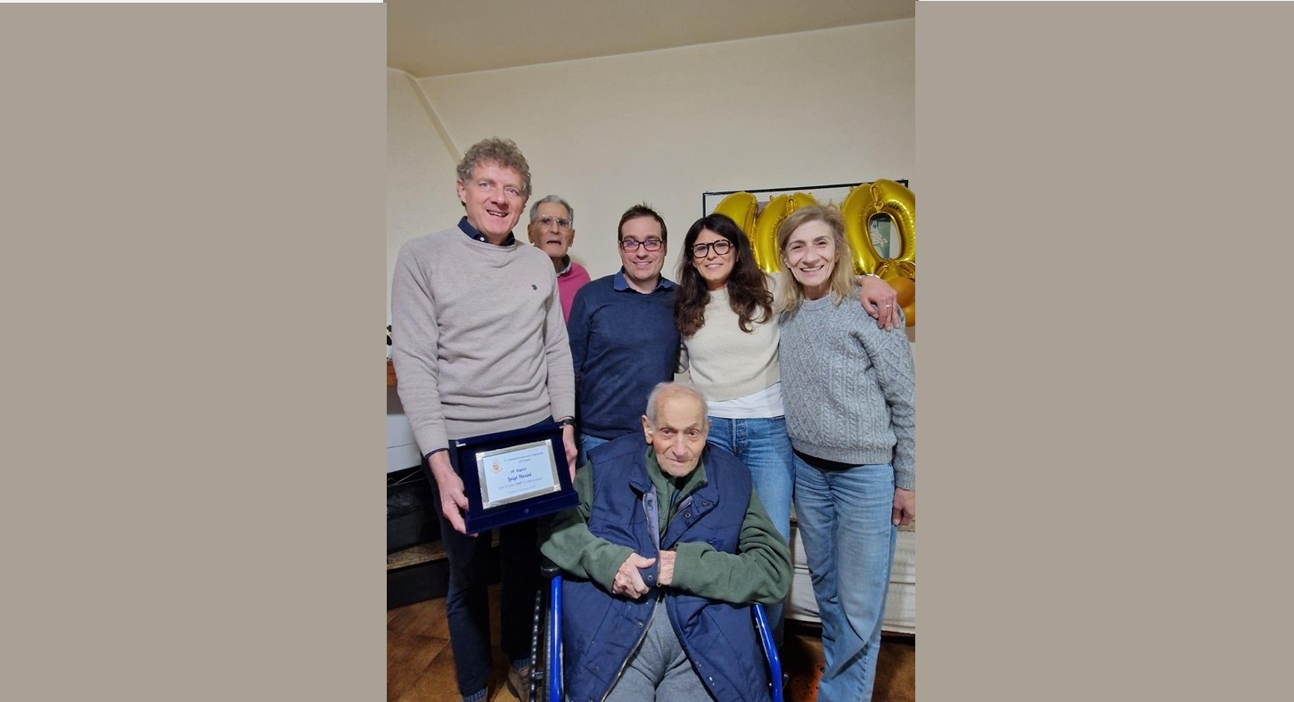 Fermo ha un nuovo centenario, auguri a Luigi Nasini