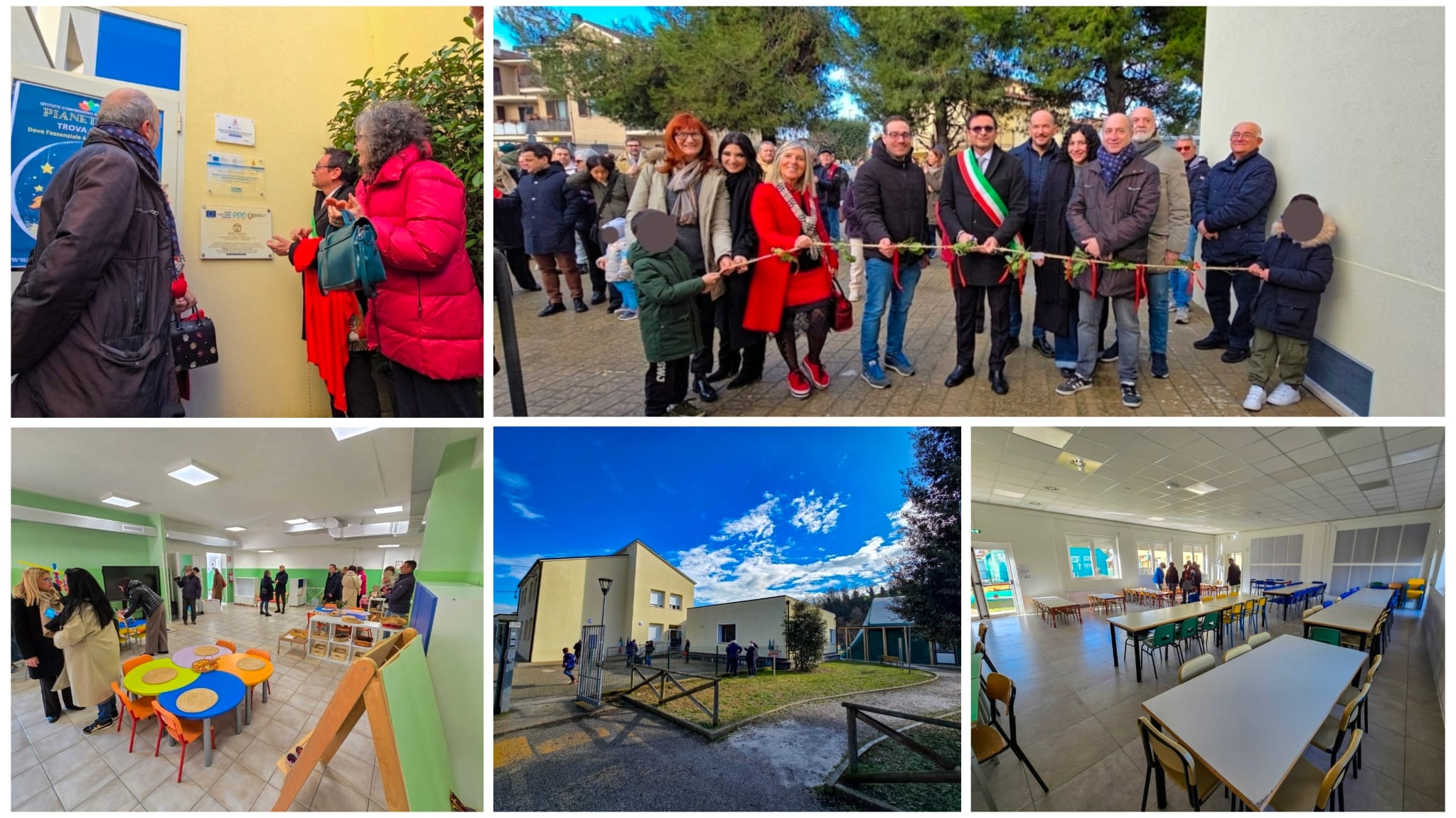 A Molini è festa per la riapertura della scuola primaria e dell’infanzia