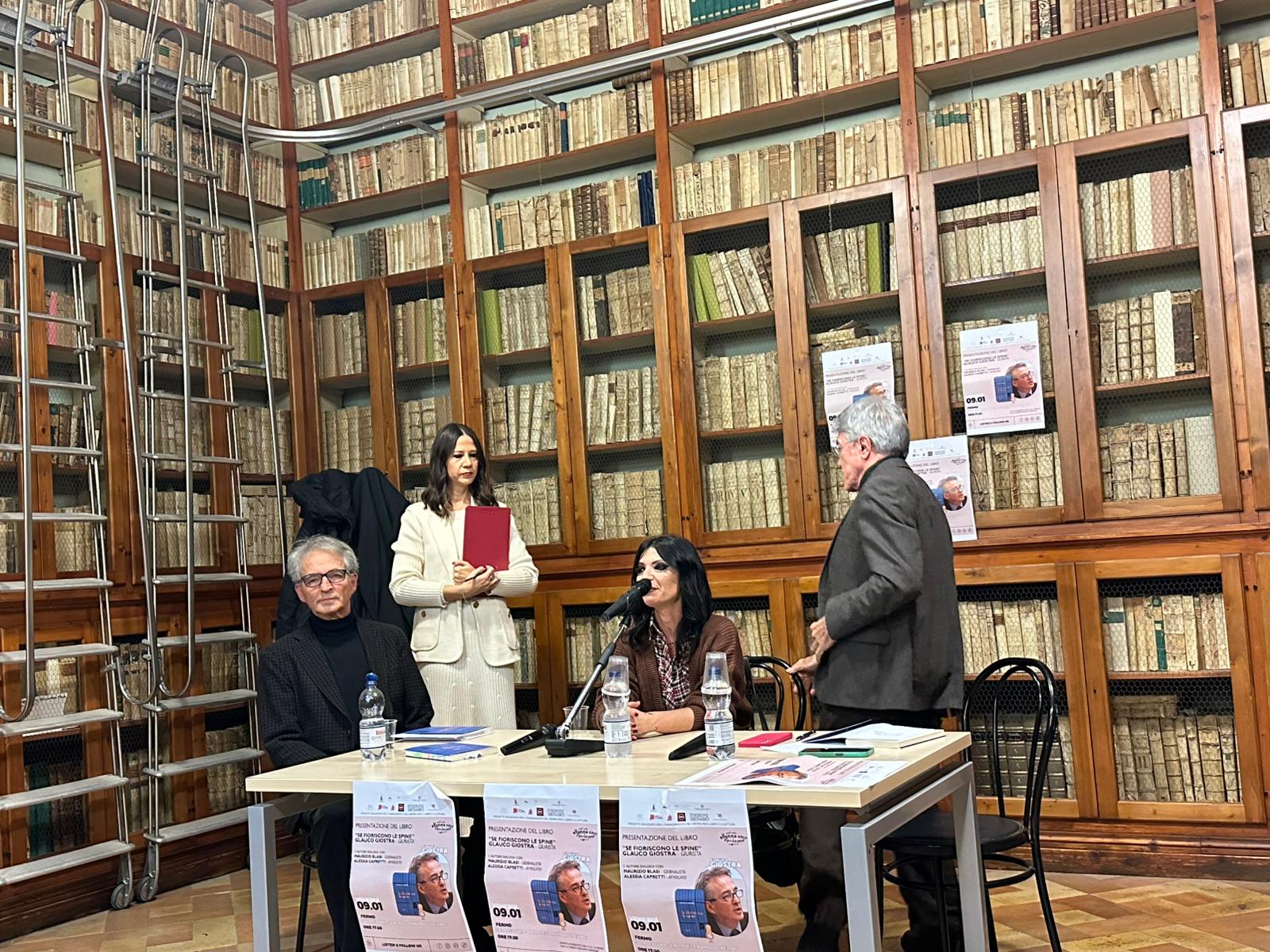 Successo per la presentazione di “Se fioriscono le spine” di Glauco Giostra, il romanzo di speranza tra le sbarre dei penitenziari