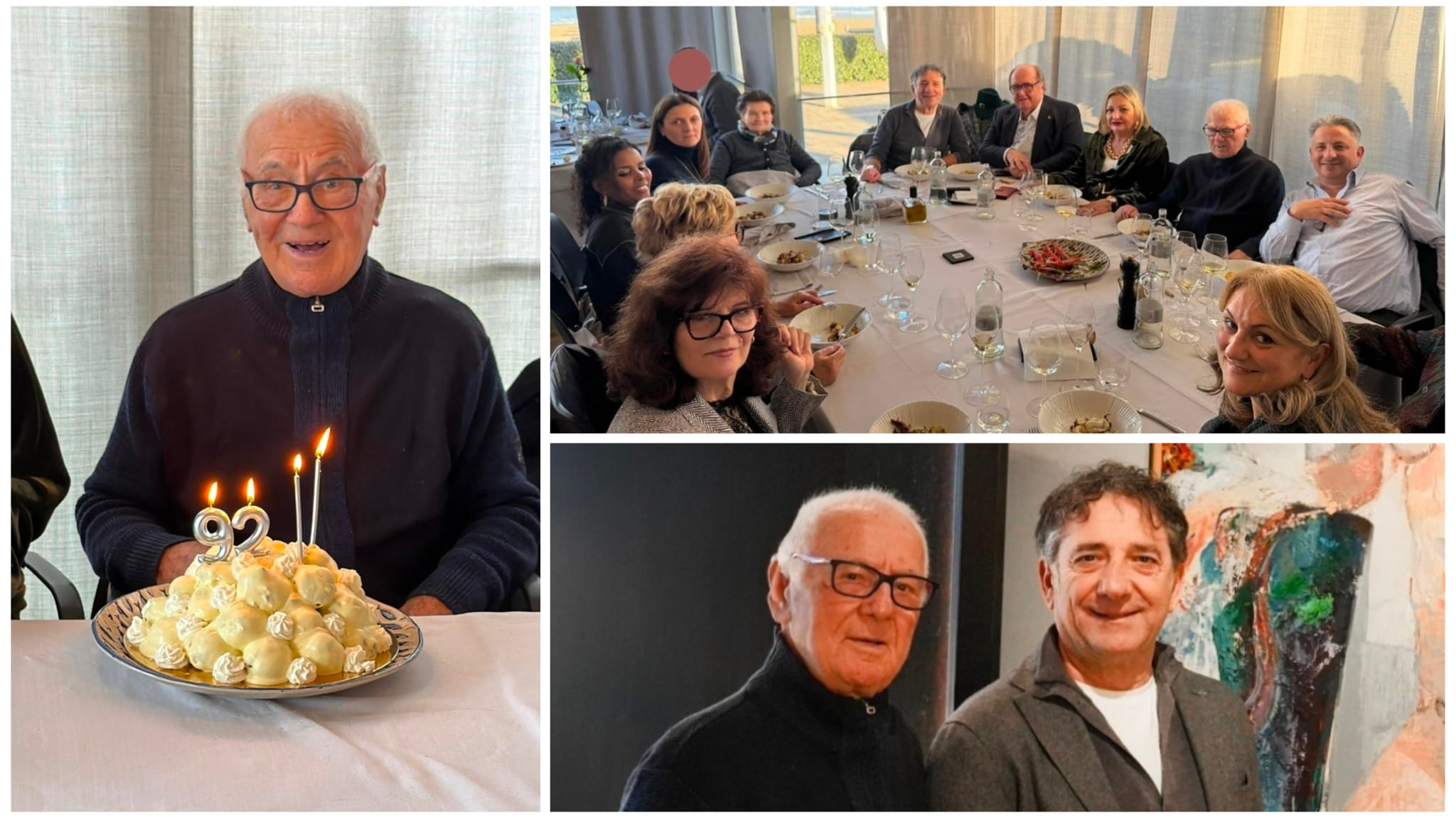 Un compleanno d’arte, amicizia e cultura: Sandro Trotti festeggia 92 anni