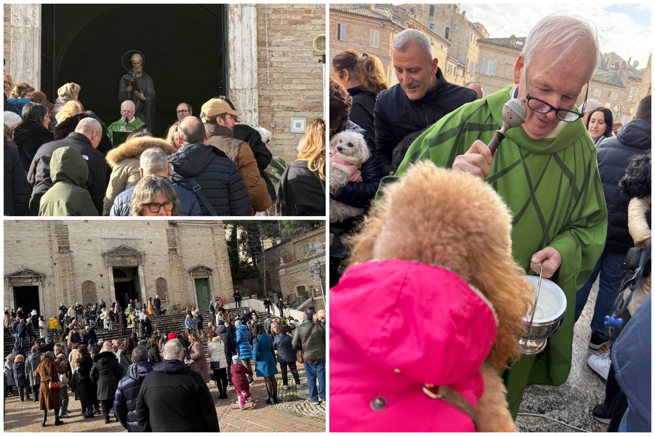 Tradizionale benedizione degli animali davanti alla Chiesa di San Giorgio Martire <span>(Foto)</span>