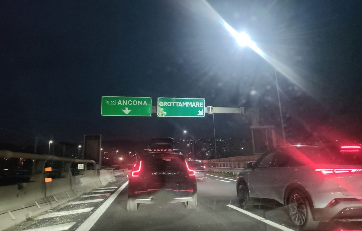A14, chiusura notturna del tratto Pedaso–Grottammare in entrambe le direzioni