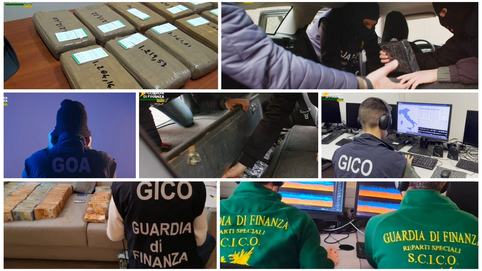 Traffico internazionale di droga, smantellato un sodalizio criminale: misure cautelari e perquisizioni anche a Fermo e Porto San Giorgio