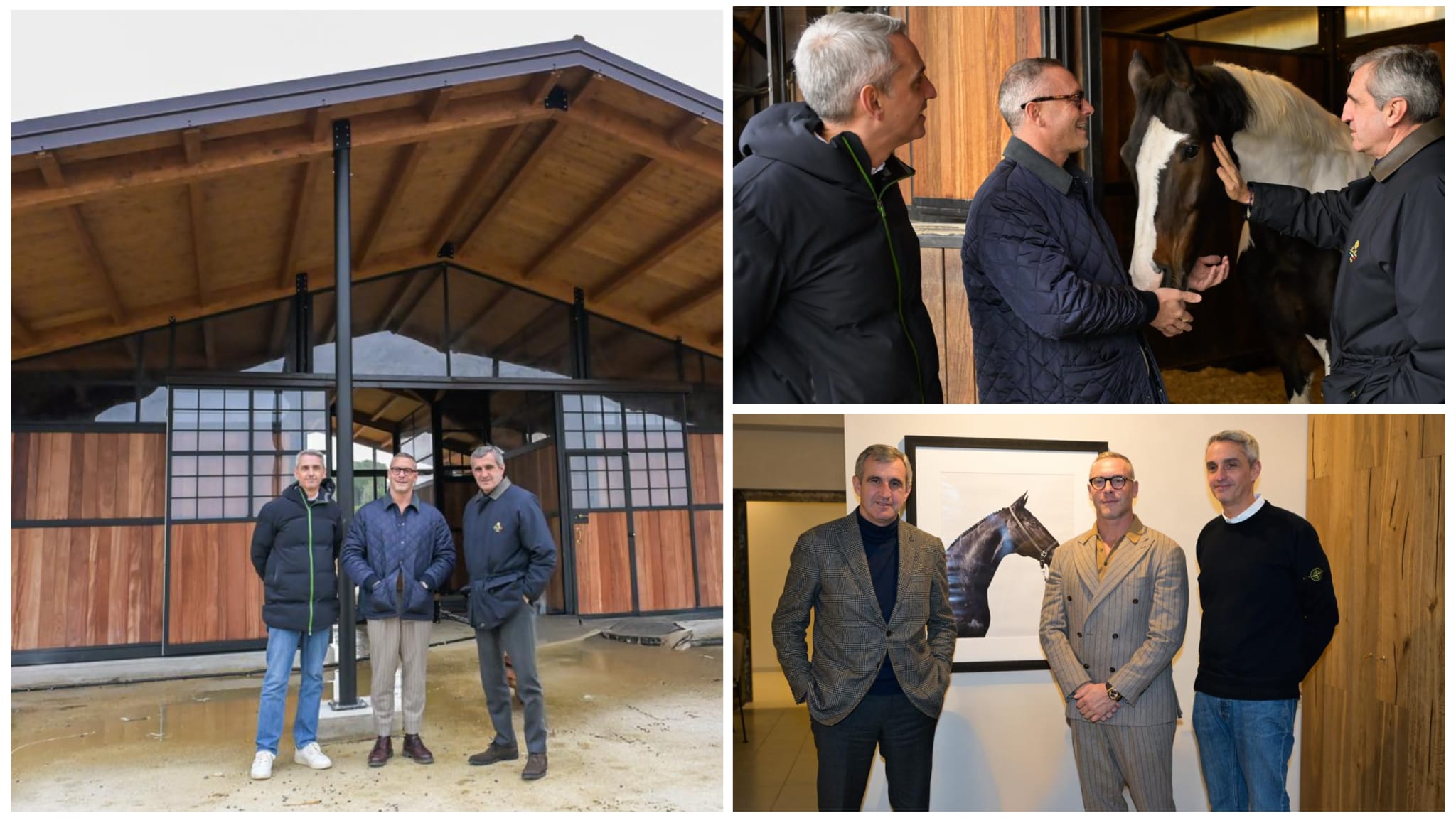 Il presidente Fise, Marco Di Paola, in visita alla Croceri Farm