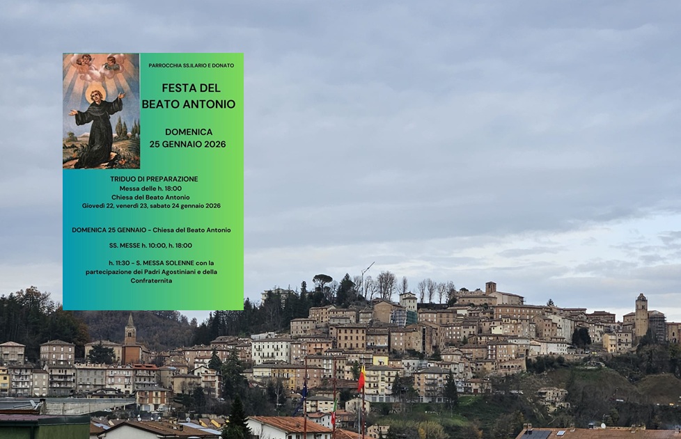 Festa del Beato Antonio ad Amandola: triduo di preparazione e celebrazioni nella parrocchia dei Santi Ilario e Donato
