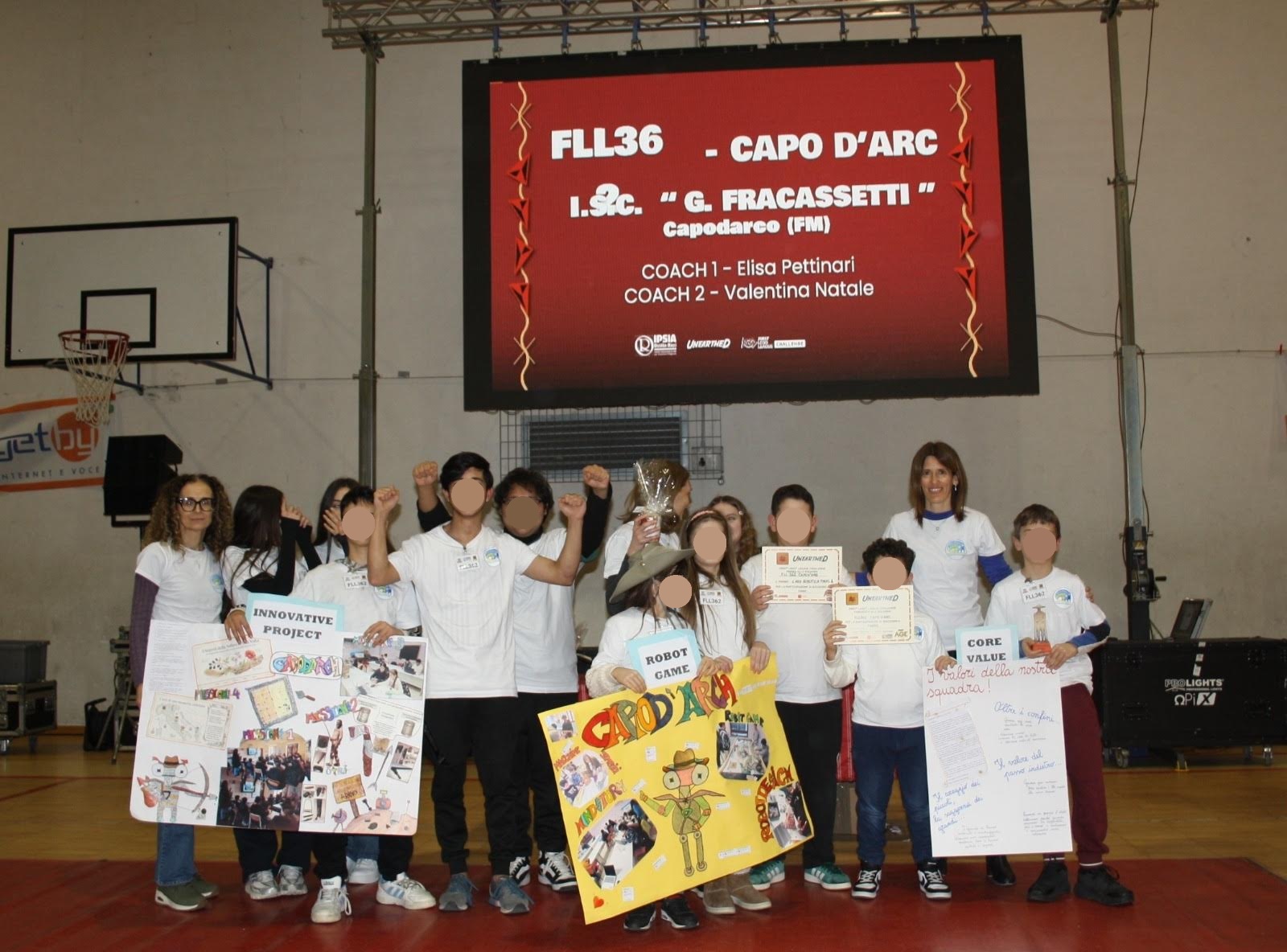 Robotica, talento e gioco di squadra: trionfo dell’Isc Fracassetti-Capodarco alla First Lego League Challenge