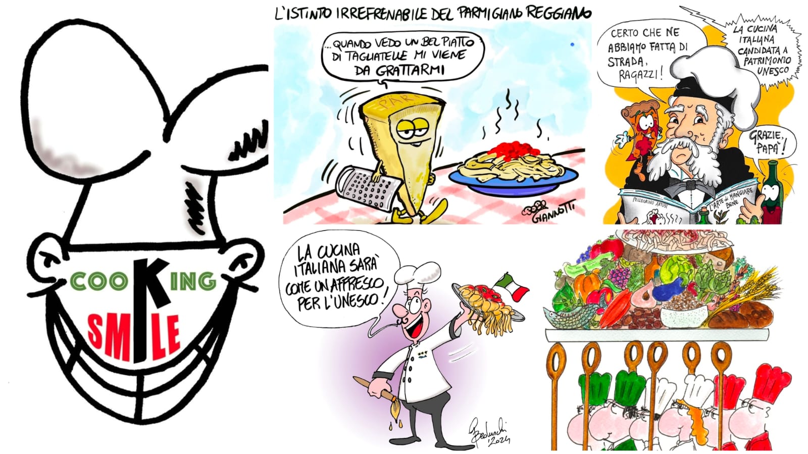 A Tipicità Festival si celebra la cucina italiana patrimonio Unesco anche con la matita dei cartoonist