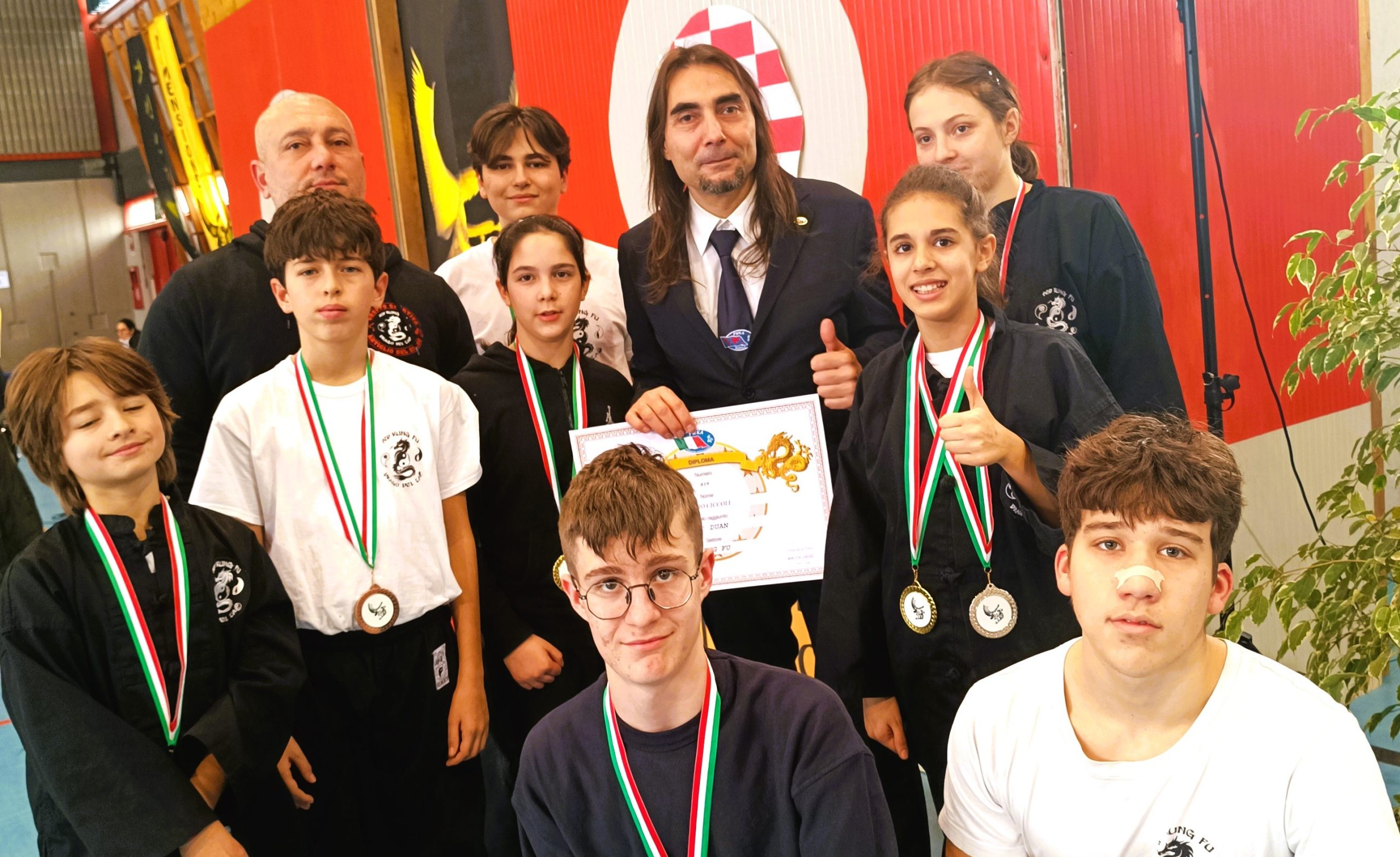 Trionfo del Drago del Tao, a Bergamo pioggia di medaglie tricolori