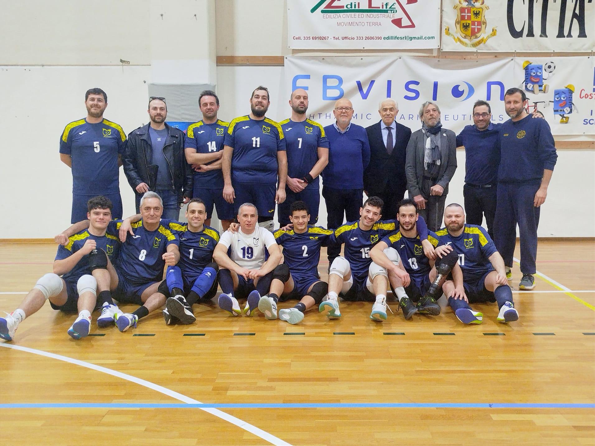 Sitting Volley, esordio vincente per la Scuola di Pallavolo Fermana in A1