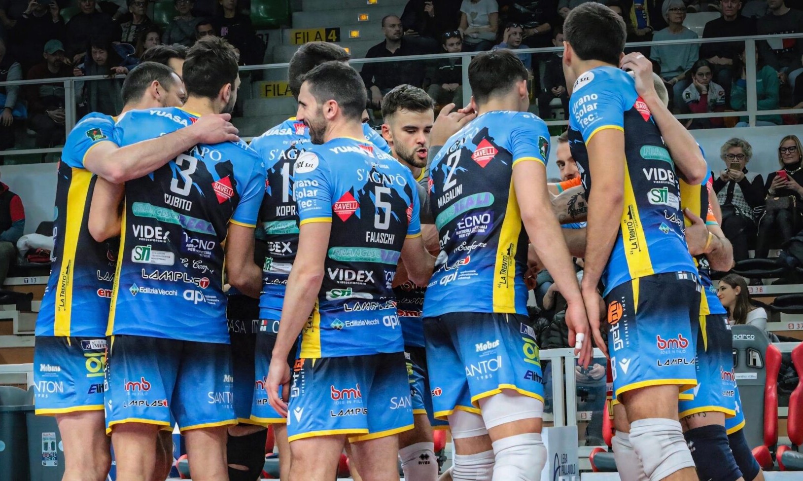 Yuasa Battery, il punto strappato a Trento non evita l’amara retrocessione