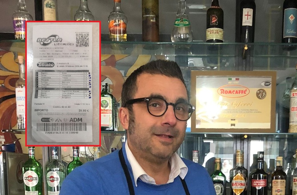 La “dea bendata” ormai è di casa al bar Ciferri: vinti 37mila euro con un altro 11 al Totocalcio