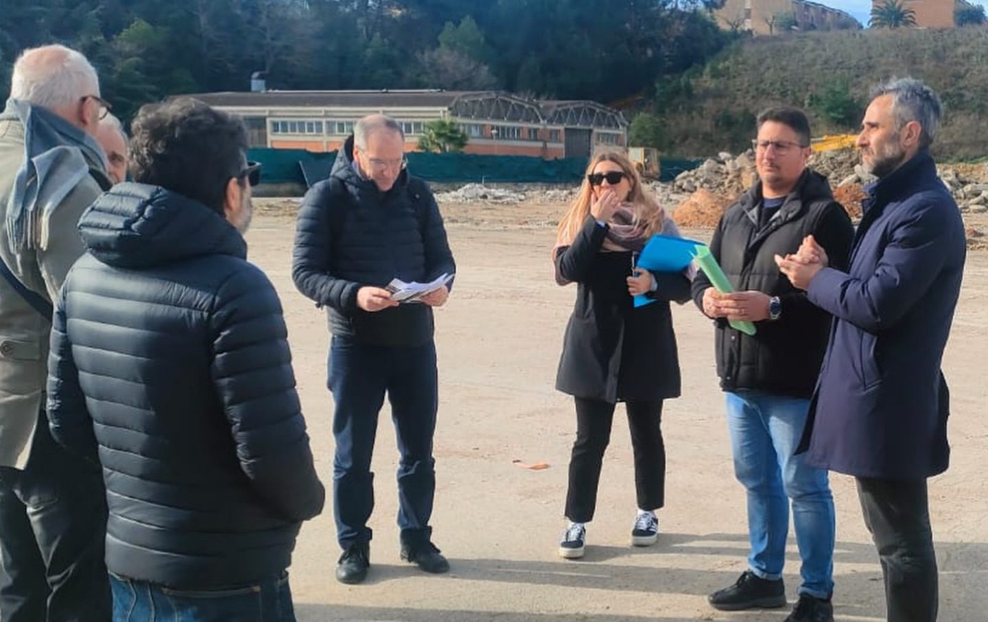 P.S.Giorgio, sopralluogo tra Comune e privato all’area ex Branella: in arrivo rotatoria e lavori in via Benedetto Croce