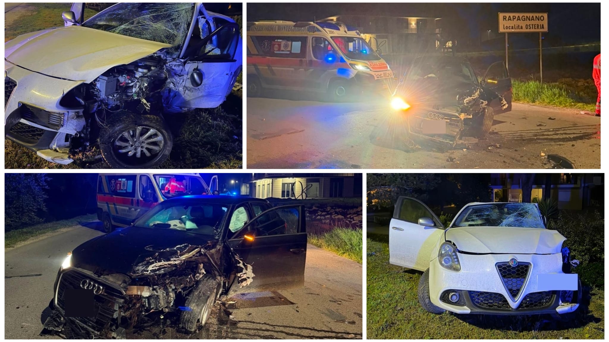 Schianto sulla Provinciale 239, due automobilisti trasportati a Torrette: uno con l’eliambulanza (Le Foto)