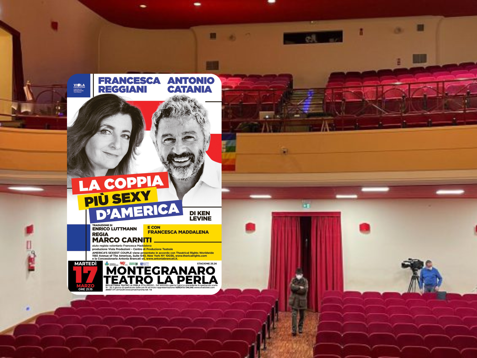 Montegranaro, al Teatro La Perla arriva “La coppia più sexy d’America”