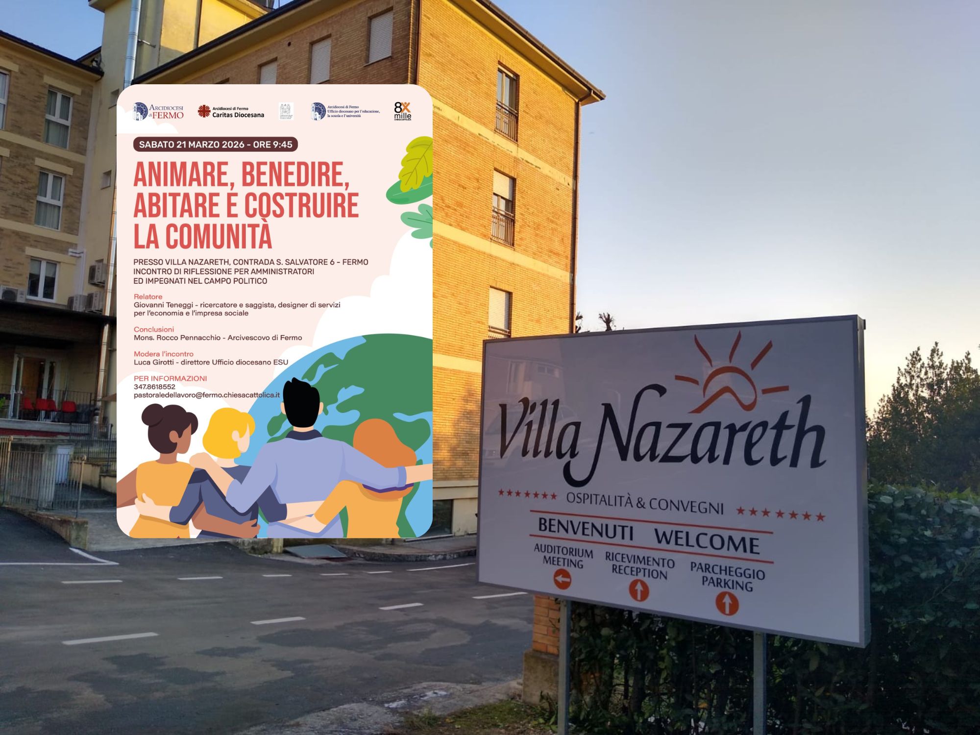 A Villa Nazareth, incontro di riflessione rivolto ad amministratori e quanti sono impegnati nel campo politico